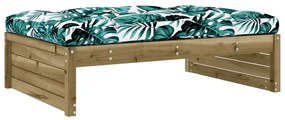 Set divani da giardino 6pz con cuscini legno impregnato di pino