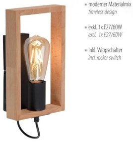 Leuchten Direkt 15654-18 - Applique FRANKY 1xE27/60W/230V