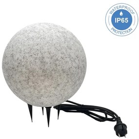 Lampada decorativa da esterno LUMISTONE 1xE27/15W/230V IP65 Ø 28 cm