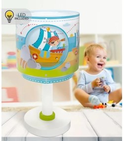 Dalber 60651N - Lampada da comodino LED per bambini PIRATE ISLAND 1xG4/4W/230V multicolore
