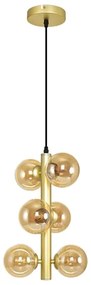 Brilagi - Lampadario LED a sospensione con filo MILLA 6xG9/3W/230V oro
