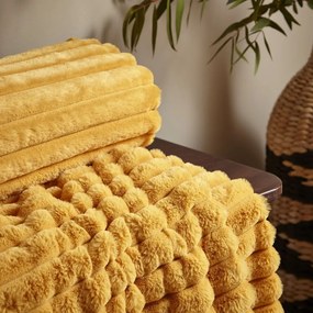 Coperta in micropile 130x170 cm Cosy Ribbed - Catherine Lansfield