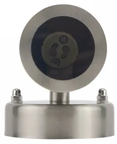 Applique Cilindrica Monodirezionale, IP65, GU10, Inox Colore Inox