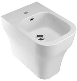 Sanitari filo parete traslati Olympia serie Synthesis con copri wc avvolgente