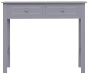 Tavolo Consolle Grigio 90x30x77 cm in Legno