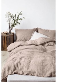 Federa di lino marrone chiaro , 70 x 90 cm Portobello - Linen Tales