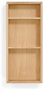 Mensola da bagno a parete in legno di quercia Slimline - Wireworks