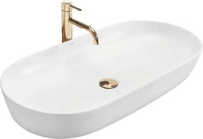 Lavabo da appoggio Rea Cleo 81 White