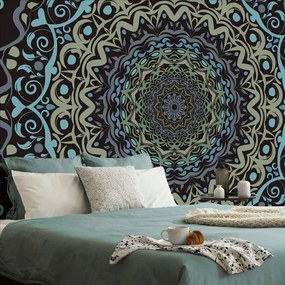 Carta da parati – Mandala astratta in stile vintage