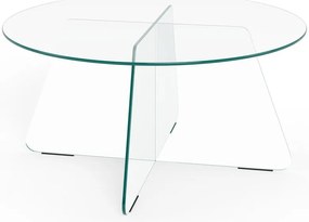 Tavolino da salotto rotondo in vetro ø 80 cm Samos – Actona