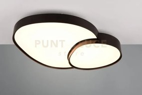 Rise plafoniera a led 45w 5300lm, 2700 - 6500k forma organica grand...