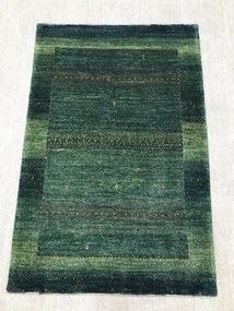 Loribaft Tappeto 100x150 Verde (Iran) Annodato A Mano