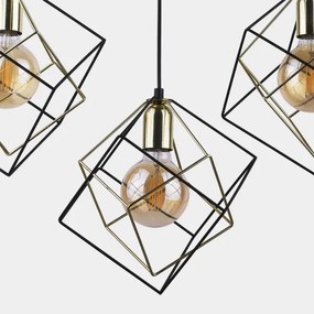 Lampadario a sospensione con filo ALAMBRE 3xE27/60W/230V