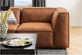 Modulo divano marrone cognac (angolo sinistro) Fairfield Kentucky - Bonami Selection