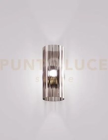 Armonia applique a parete 14 fume' rombo allungato oro satinato  1 ...