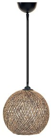 Lampadario su corda  JUTE 1xE27/60W/230V marrone