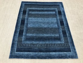 Loribaft Tappeto persiano 150 x 200 Blu (Iran) Annodato A Mano