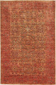 Mamluk Tappeto 100 x 150 Giallo (Pakistan) Annodato A Mano