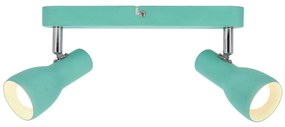 Luce Spot PICARDO 2xE14/40W/230V turchese