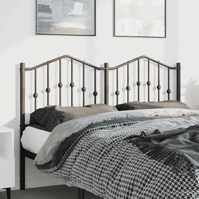 Testiera İn Metallo Nero 135 Cm /