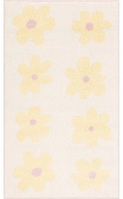 Tappeto per bambini giallo e avorio 120x170 cm Dazzy Vanilla – FD