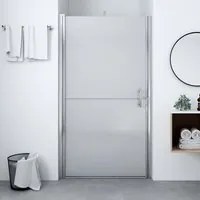 Porta per Doccia in Vetro Temperato Smerigliato 81x195 cm 146658