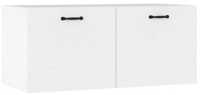 Armadietto a muro bianco 80x35x36,5 cm in legno multistrato