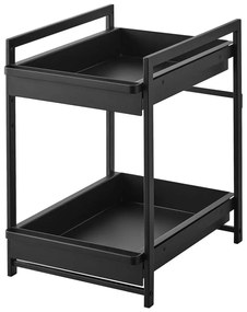 Ripiano aggiuntivo nero in metallo 30x42 cm Tower – YAMAZAKI