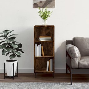 Credenza Rovere Fumo 34,5x32,5x90 Cm İn Legno Multistrato /