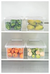 Set di organizer da frigo in plastica 4 pz - Hermia