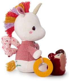 Lilliputiens - Giocattolo di stoffa con attività - Lena l'unicorno