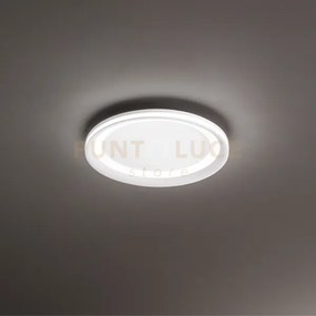 Plafoniera in alluminio colore bianco edge led 66w 3000k cri?83 220...