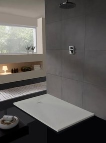 Piatto doccia in resina Cosmos Stone grigio L 150 x L 70 cm