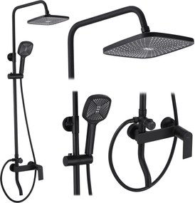 Set doccia REA STORM BLACK MATT