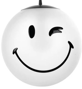 ONLI - Lampada a sospensione per bambini SMILEY su cavo 1xE27/15W/230V bianco