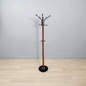 Piantana appendiabiti GINESTRA in metallo con base in marmo ARANCIO