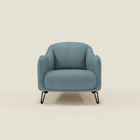 Avela Poltroncina dal comfort senza tempo in morbido tessuto impermeabile T06 azzurro