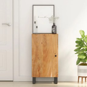 Credenza Con Anta 40x31x75 Cm İn Legno Massello Di Acacia /