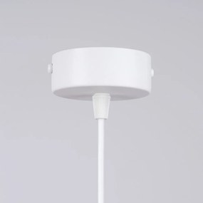 Lampada per bambini bianca con paralume in vetro Mab – Sollux