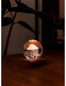 Decorazione luminosa marrone scuro con ricarica USB Amber – Gingko