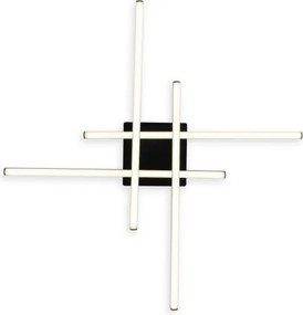 Brilagi - Plafoniera a LED STRIPES LED/37W/230V nera