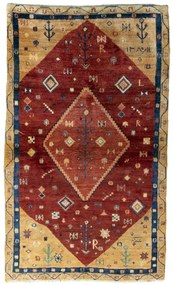 Gabbeh Tappeto persiano 200 x 120 Rosso (Iran) Annodato A Mano