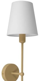 Lampada da parete MADELA 1xE14/40W/230V bianco/beige