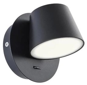 Redo 01-1739 - Applique a LED SHAKER LED/6W/230V nero