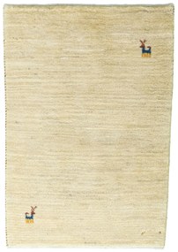 Gabbeh Tappeto persiano 90 x 60 Beige (Iran) Annodato A Mano