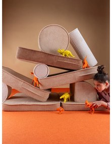 Divano per bambini marrone con rivestimento in velluto a coste 132 cm Settee – Wigiwama