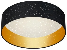 Plafoniera LED TULUZA LED/24W/230V diametro 40 cm nero