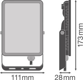 Ledvance - Proiettore LED da parete per esterni FLOODLIGHT LED/20W/230V 4000K IP65