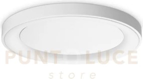 Planet plafoniera led 3000k 15w  1350 lm satinata bianca d.60cm