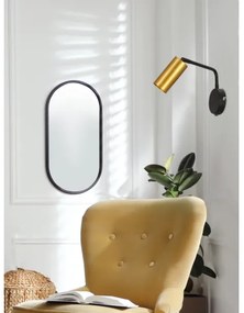 Lampada da muro TINA 1xGU10/15W/230V nero/oro